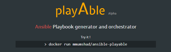 ansible-playable